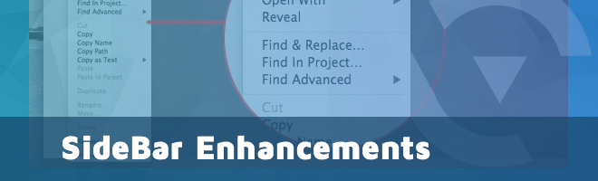 SideBar Enhancements