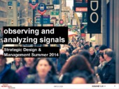 [SIS] Observing and Analyzing Signals