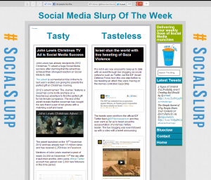 Blueclaw's Social Slurp - a piece of weekly content we produce for the digital industry in which we highlight the best and worst social media campaigns by brands