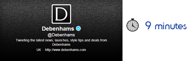 Debenhams Response Time