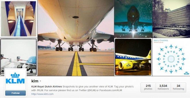 KLM Instagram