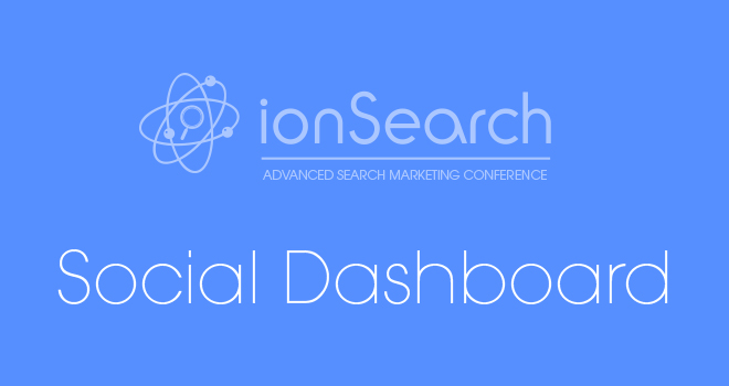 Social Dashboard - ionSearch 2013